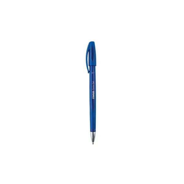 Staples Sonix Gel-Ink Pens Medium Point Blue Dozen (13669-CC) 653351