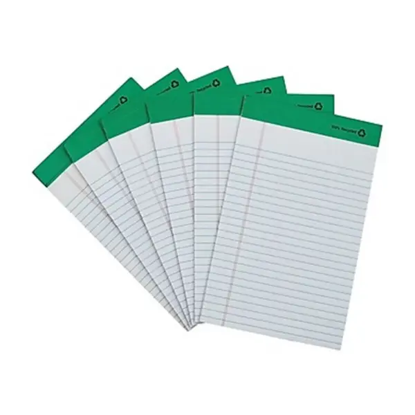 MyOfficeInnovations Notepads 5" x 8" Narrow White 50 Sheets/Pad 12 Pads/PK (18592STP) 491461