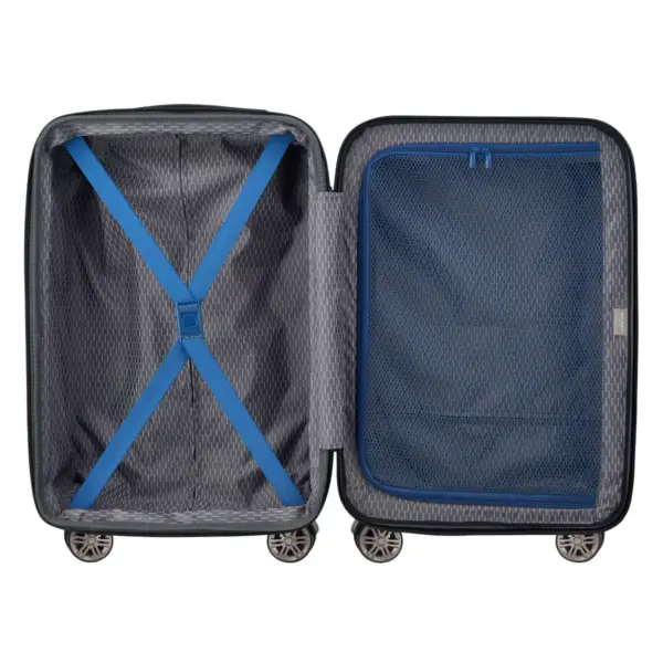 DELSEY Paris Comete 2.0 19" Expandable Spinner Carry On Suitcase - Steel Blue