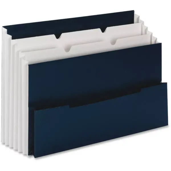 Smead Mini Stadium File 4 Pockets Navy/White 70231