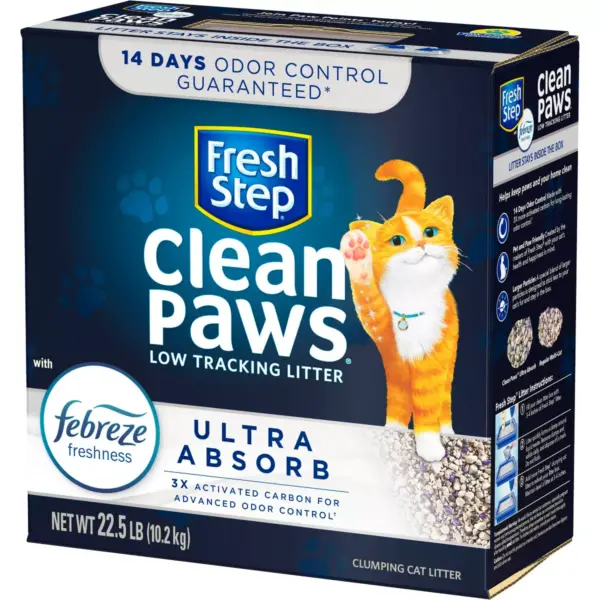 Fresh Step Clean Paws Ultra-Absorb - 22.5lbs