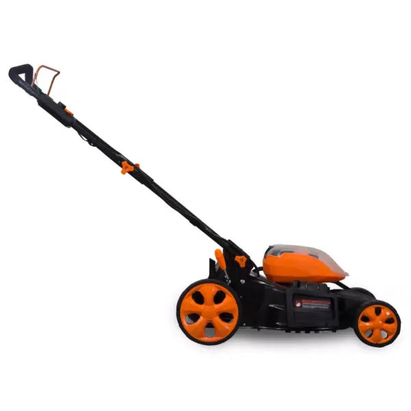 WEN 40439BT 40V Max Lithium Ion 19" Cordless 3-in-1 Lawn Mower with 16-Gallon Bag