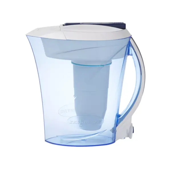 ZeroWater 10 Cup Ready Pour Pitcher with Free TDS Light-Up Indicator (Total Dissolved Solids)