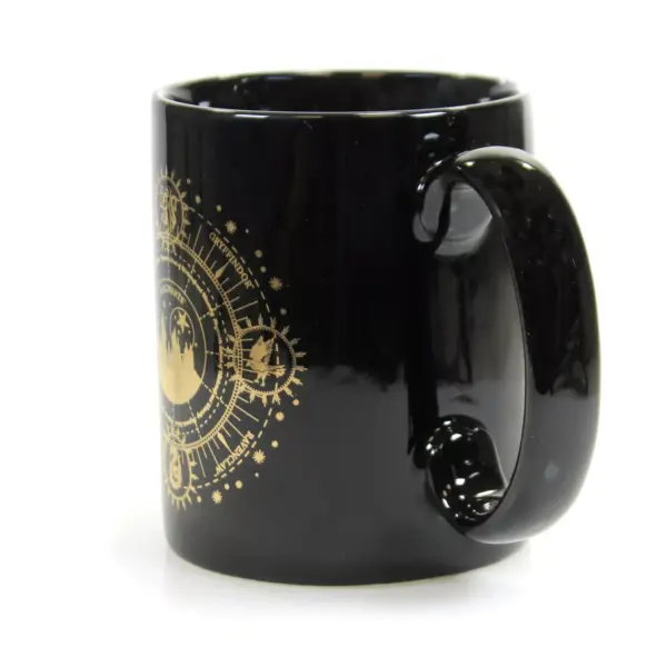 Tabletop 4.0" Hogwarts Gold Mug Harry Potter Wizard Enesco  -  Drinkware