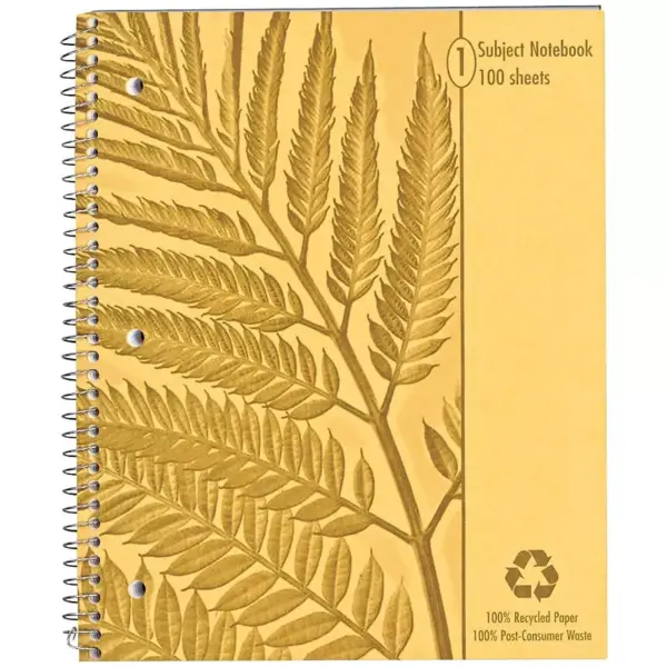 Oxford Earthwise Recycled 1-Subject Notebook, 9 40103R