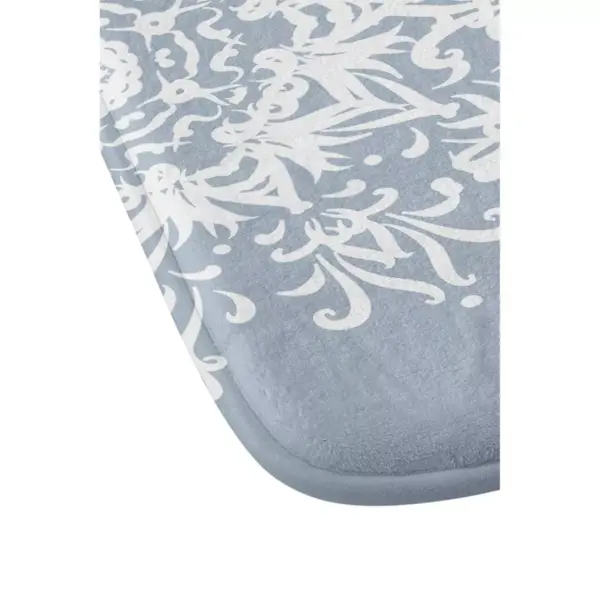 Lisa Argyropoulos Snowfrost Memory Foam Bath Mat Blue - Deny Designs