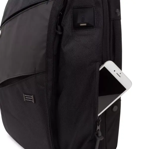 SWISSGEAR 19" Hybrid Backpack/Messenger - Black