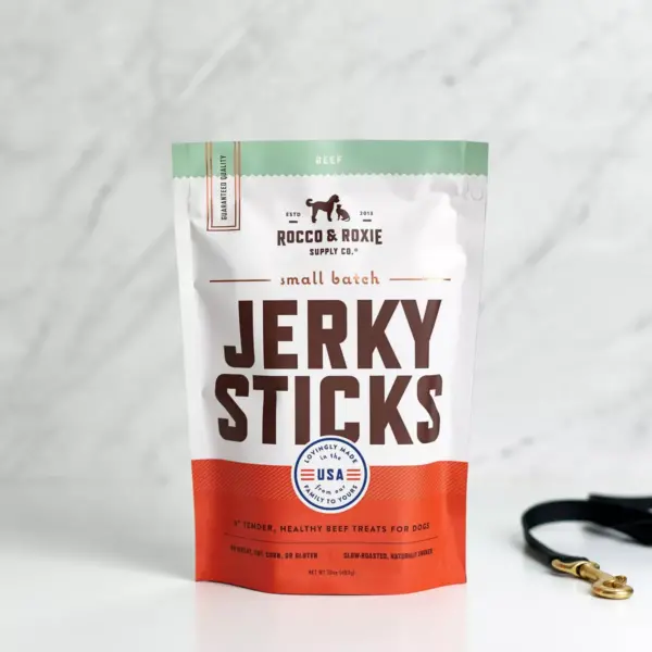 Rocco & Roxie Supply Co. Beef Jerky Sticks Dog Treats - 16oz