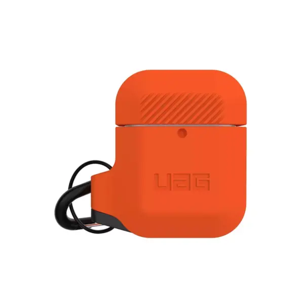 Urban Armor Gear (UAG) Apple Airpods (1st/2nd Gen) Silicone Case - Orange/Gray