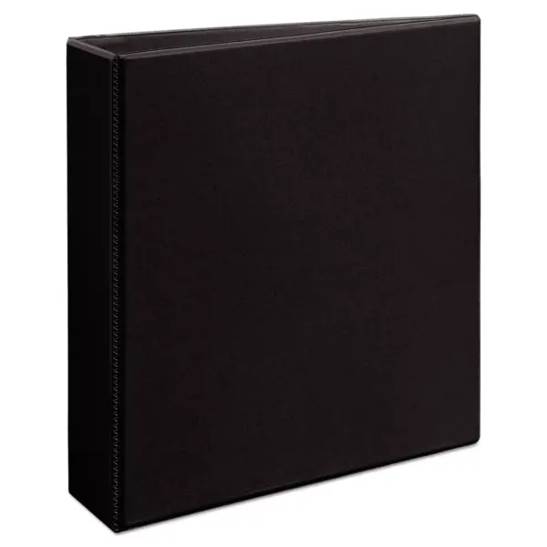 Avery Durable View Binder w/Nonlocking EZD Rings 11 x 8 1/2 2" Cap Black 09500