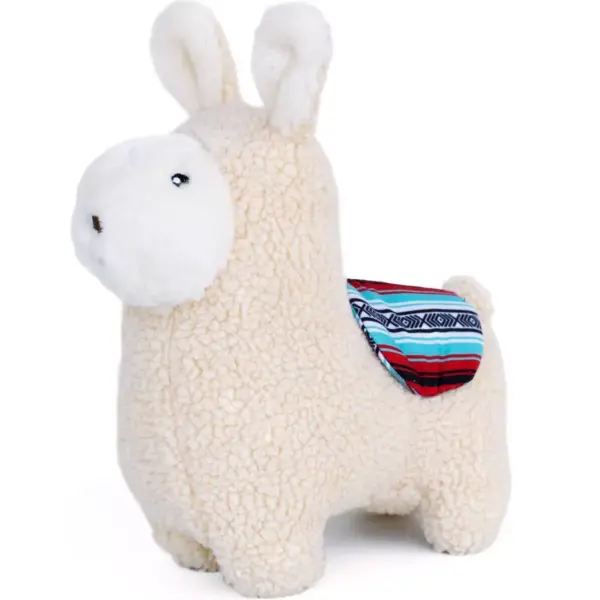 ZippyPaws Storybook Snugglerz Liam the Llama Dog Toy