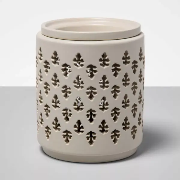 6.5" x 4.5" Paisley Pattern Electric Scent Warmer White - Threshold™