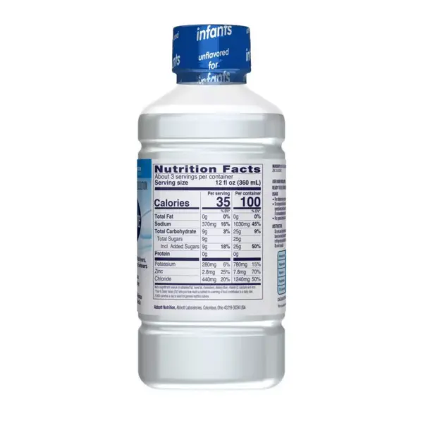 Pedialyte Electrolyte Solution Unflavored - 33.8 fl oz