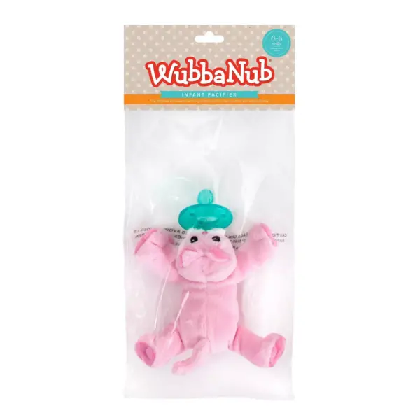 WubbaNub Pink Kitty Pacifiers