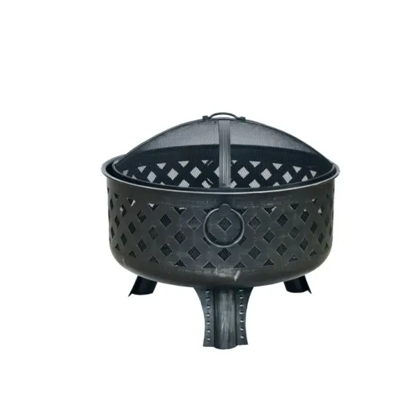 24" Steel Lattice Wood Burning Fire Pit - Bond