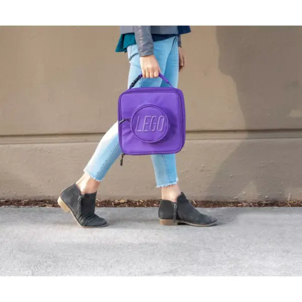 LEGO Brick Lunch Bag - Purple