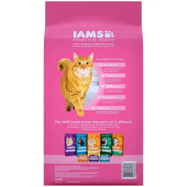 Iams Sensitive Digestion & Skin Dry Cat Food - 6lb