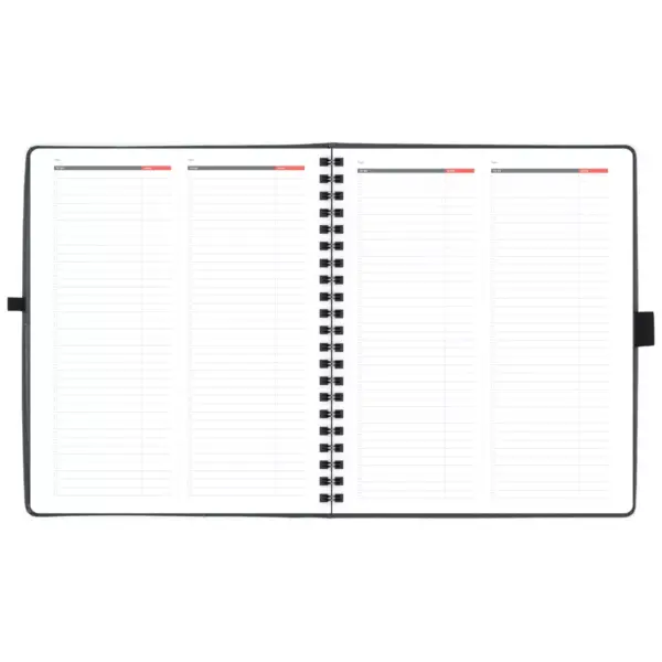 Professional Spiral Subject Notebook Wirebound - Gray - AT - A - GLANCE