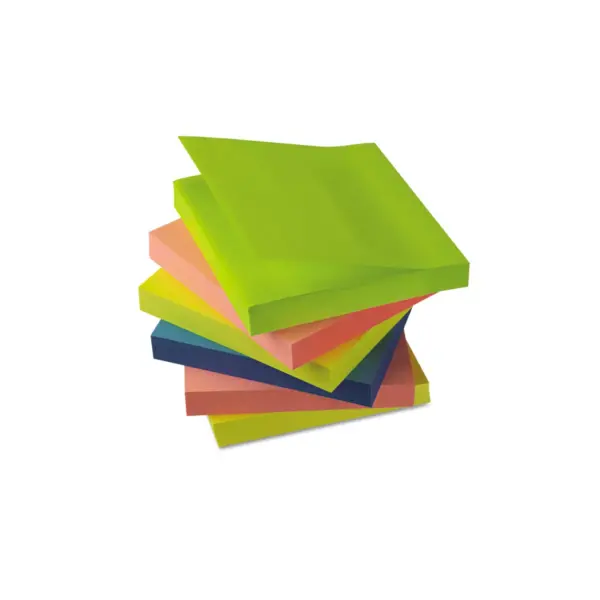 UNIVERSAL Self-Stick Notes 3 x 3 Assorted Neon Colors 100-Sheet 12/Pack 35612