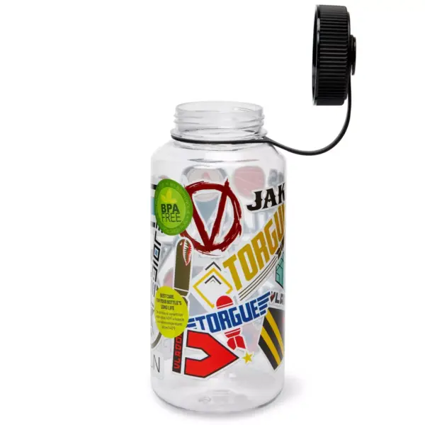 Just Funky Borderlands Manufacturer Logos Plastic Water Bottle - 32-Ounces