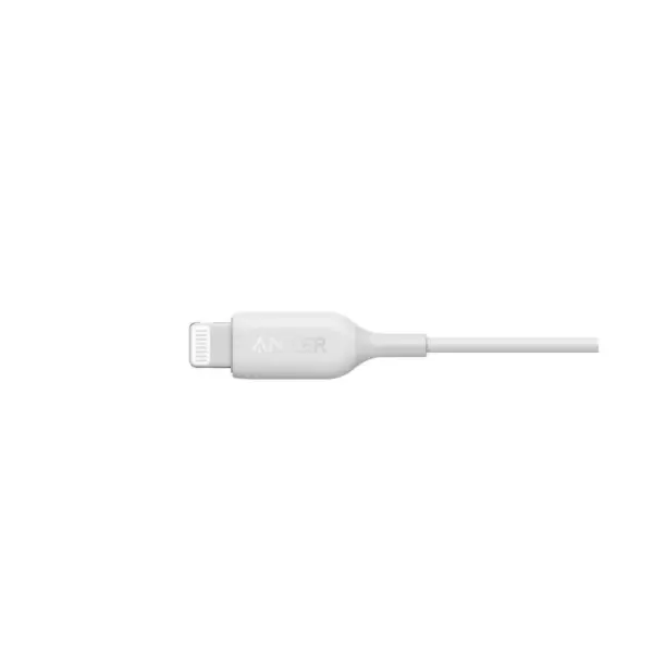 Anker 3' PowerLine Lightning to 3.5mm Audio Aux Adapter - White