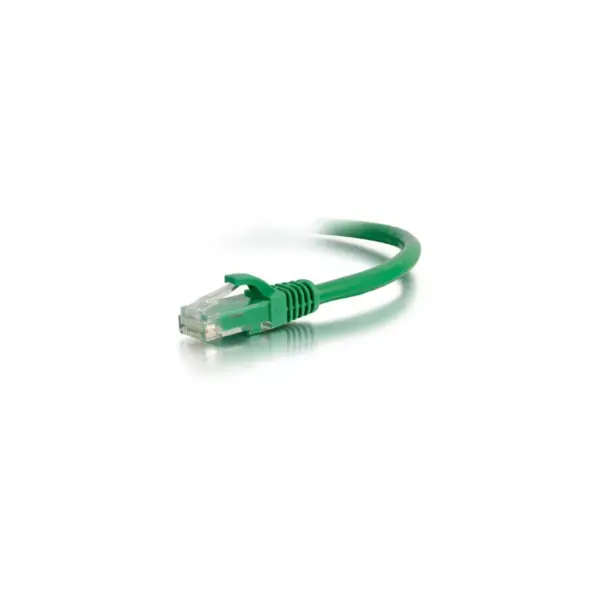 C2G-10ft Cat5e Snagless Unshielded (UTP) Network Patch Cable - Green - Category 5e for Network Device - RJ-45 Male - RJ-45 Male - 10ft - Green