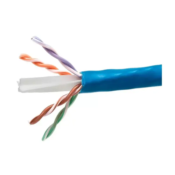 Monoprice Cat6A Ethernet Bulk Cable - 1000 Feet - Blue | Network Internet Cord - Solid, 550Mhz, UTP, CMR, Pure Bare Copper Wire, 10G, 23AWG, No Logo