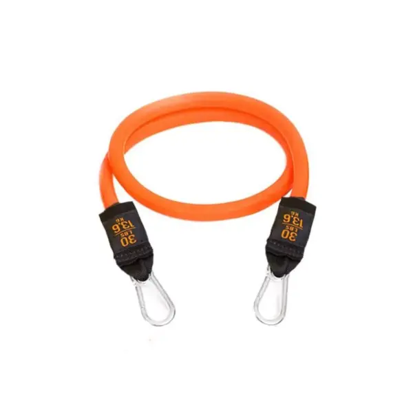 Bodylastics BLCOMP21 High Quality 30 Pound Full Body Anti Slip Resistance Clip Band Fitness Weight with Durable Patented Locks, Orange