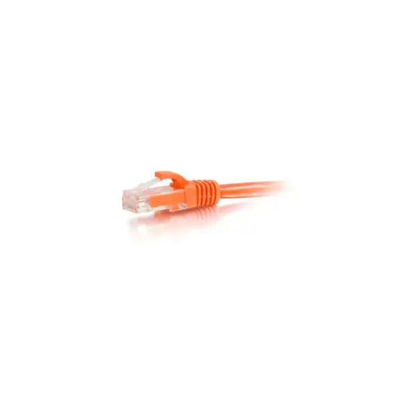 C2G-8ft Cat5e Snagless Unshielded (UTP) Network Patch Cable - Orange - Category 5e for Network Device - RJ-45 Male - RJ-45 Male - 8ft - Orange