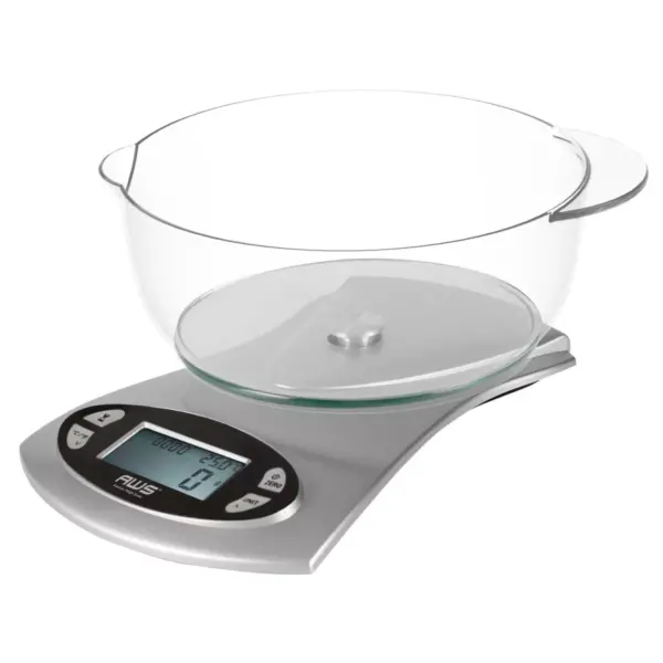 American Weigh Scales Kitchen Pro 11lbs Digital Bowl Kitchen Scale with Timer and Thermometer