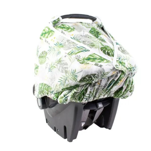 Bebe au Lait Muslin Car Seat Cover - Rainforest