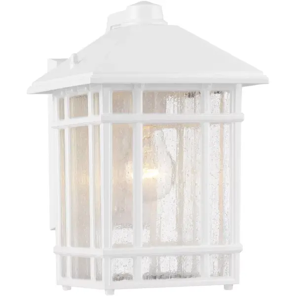 Kathy Ireland Jardin du Jour 11" High White Outdoor Wall Light