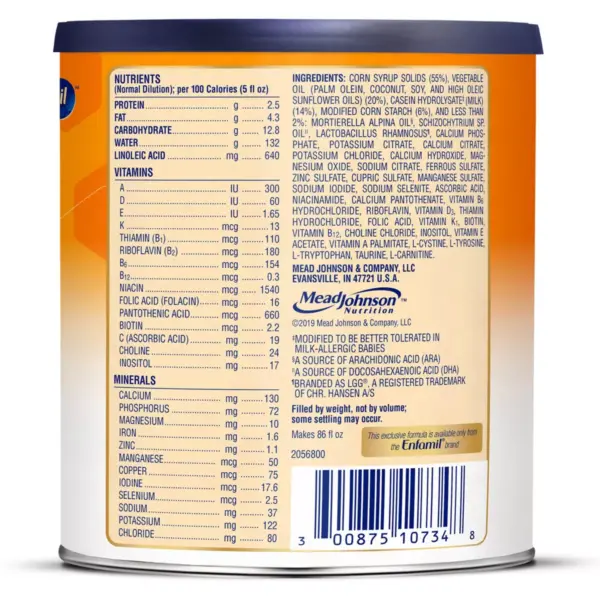 Enfamil Nutramigen Toddler Hypoallergenic Formula Powder - 12.6oz