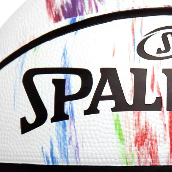 Spalding Marble 29.5" Basketball - White