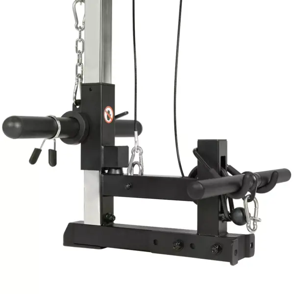 Sunny Health & Fitness Lat Pull Down Attachment Pulley System for Power Racks