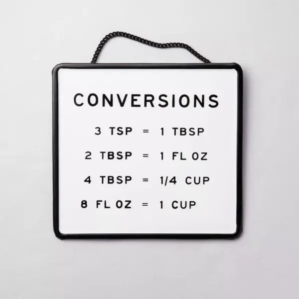 Kitchen Conversions Wall Sign Black/White - Hearth & Hand™ with Magnolia