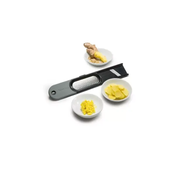 Microplane 3 in 1 Ginger Tool Black/Gray