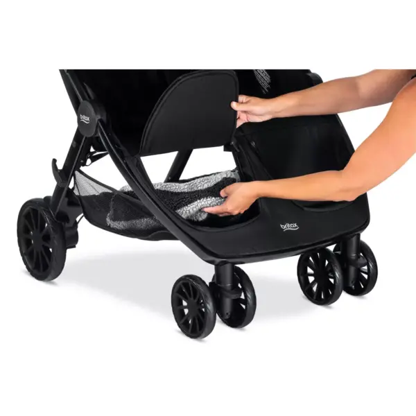 Britax B-Lively Double Stroller - Raven