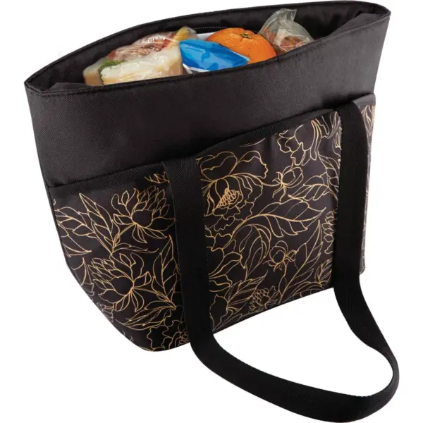 Thermos Raya 9 Can Lunch Tote - Gold Floral