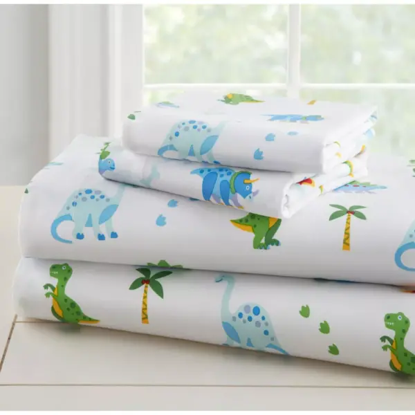 Twin Dinosaur Land 100% Cotton Sheet Set - WildKin