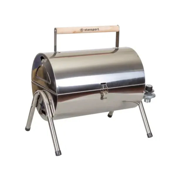 Stansport Stainless Steel Propane BBQ Grill 126 sq. in.