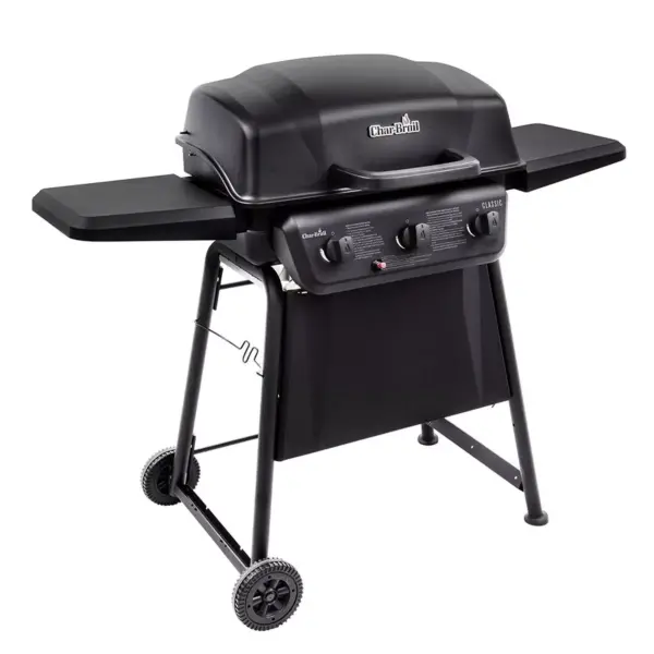 Char-Broil Classic 3 Burner Outdoor Backyard BBQ Propane Gas Grill (2 Pack)