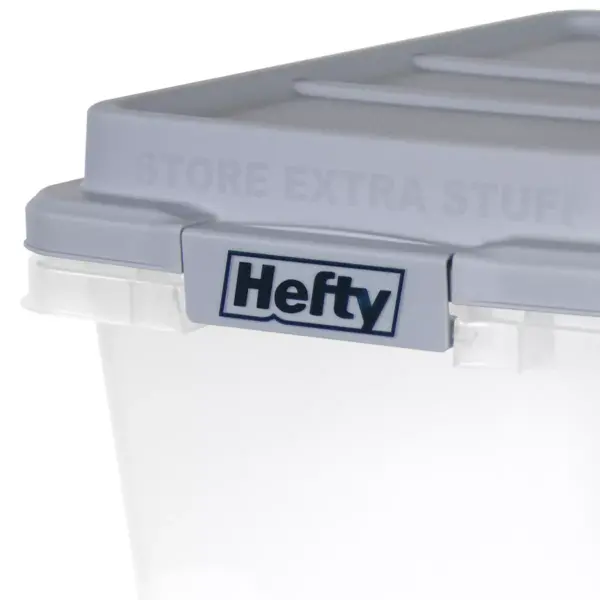 Hefty 113qt Hi-Rise Clear Storage Box