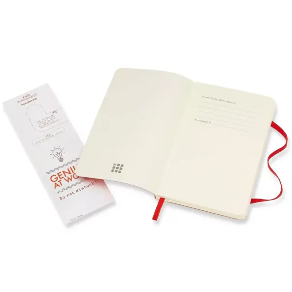 Moleskine Pocket, Dotted, Scarlet Red, Soft 854627