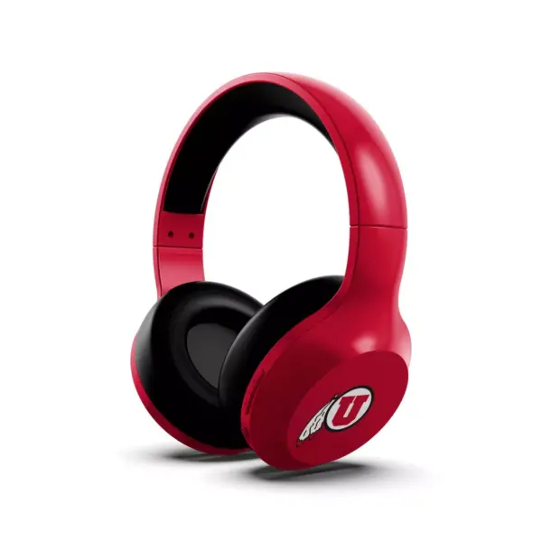 NCAA Utah Utes Wireless Bluetooth Over-Ear Headphones