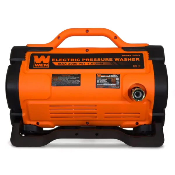 WEN PW19 2000 PSI 1.6 GPM 13-Amp Variable Flow Electric Pressure Washer