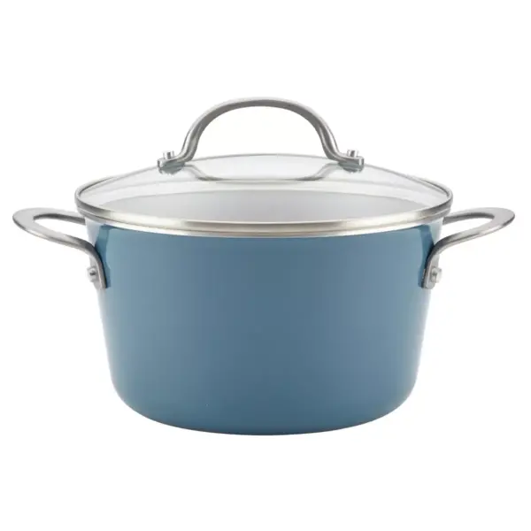 Ayesha Curry 4.5qt Covered Sauce Pot Blue