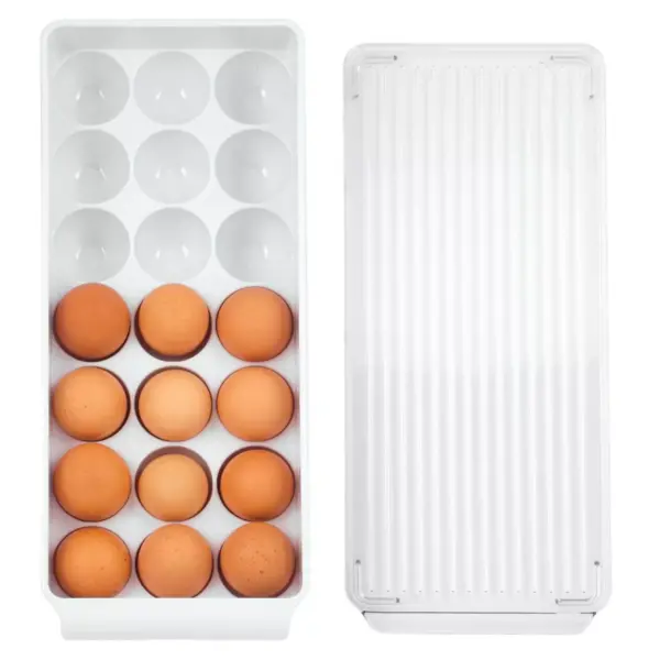 iDESIGN Fridge Binz Egg Holder Large Clear