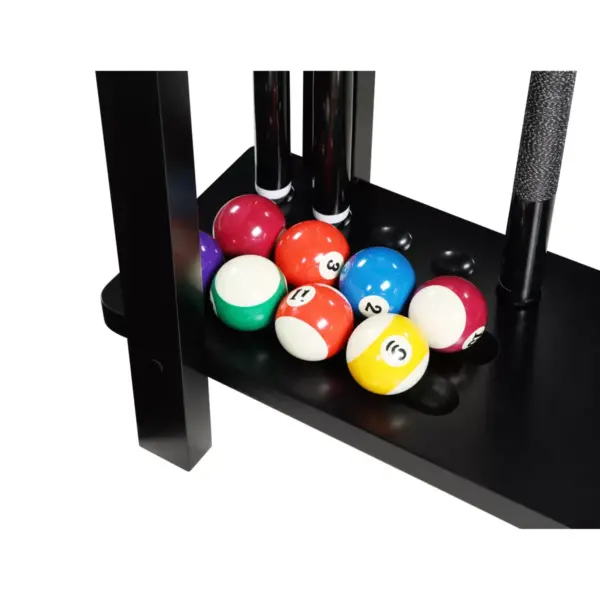 Hathaway Classic Floor Billiard Pool Cue Rack - Black