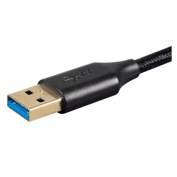 Monoprice USB & Lightning Cable - 10 Feet - Black | USB 3.0 A Male to A Female Premium Extension Cable